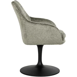 Draaibare Eetkamerstoel Marlon Chenille - Loft24.nl