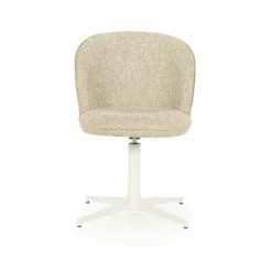 Draaibare Eetkamerstoel Molly Taupe - Loft24.nl