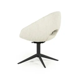 Draaibare Eetkamerstoel Nol Bouclé - Beige - Loft24.nl