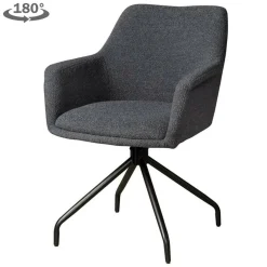 Draaibare Eetkamerstoel Ortana - Indigo - Loft24.nl