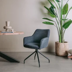 Draaibare Eetkamerstoel Ortana - Indigo - Loft24.nl