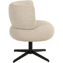 Draaibare Eetkamerstoel Olivia kleur Biscotti - Loft24.nl