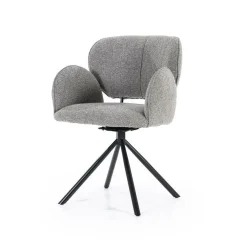 Draaibare Eetkamerstoel Rosalin - Bruin - Loft24.nl