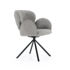 Draaibare Eetkamerstoel Rosalin - Bruin - Loft24.nl