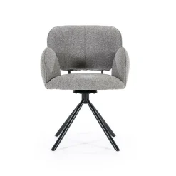 Draaibare Eetkamerstoel Rosalin - Bruin - Loft24.nl