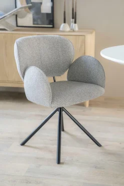 Draaibare Eetkamerstoel Rosalin - Bruin - Loft24.nl