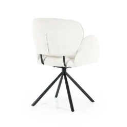 Draaibare Eetkamerstoel Rosalin - Beige - Loft24.nl