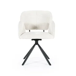 Draaibare Eetkamerstoel Rosalin - Beige - Loft24.nl