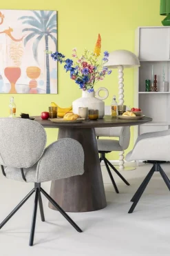 Draaibare Eetkamerstoel Rosalin - Beige - Loft24.nl