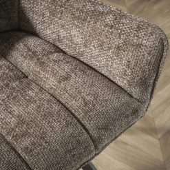 Draaibare Eetkamerstoel Raster Velvet – Rich Taupe - Loft24.nl