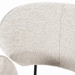 Draaibare Eetkamerstoel Rosalin - Taupe - Loft24.nl