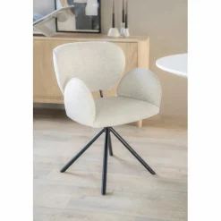 Draaibare Eetkamerstoel Rosalin - Taupe - Loft24.nl
