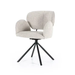 Draaibare Eetkamerstoel Rosalin - Taupe - Loft24.nl