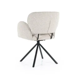 Draaibare Eetkamerstoel Rosalin - Taupe - Loft24.nl