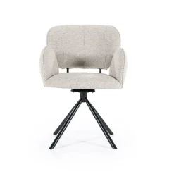 Draaibare Eetkamerstoel Rosalin - Taupe - Loft24.nl