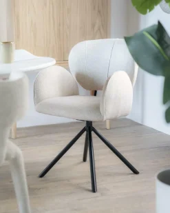 Draaibare Eetkamerstoel Rosalin - Taupe - Loft24.nl