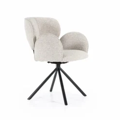 Draaibare Eetkamerstoel Rosalin - Taupe - Loft24.nl