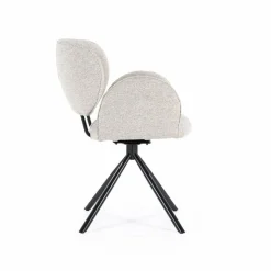 Draaibare Eetkamerstoel Rosalin - Taupe - Loft24.nl