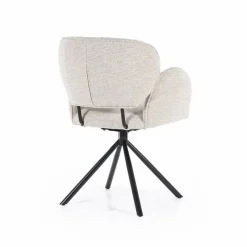 Draaibare Eetkamerstoel Rosalin - Taupe - Loft24.nl