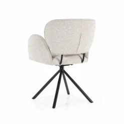 Draaibare Eetkamerstoel Rosalin - Taupe - Loft24.nl