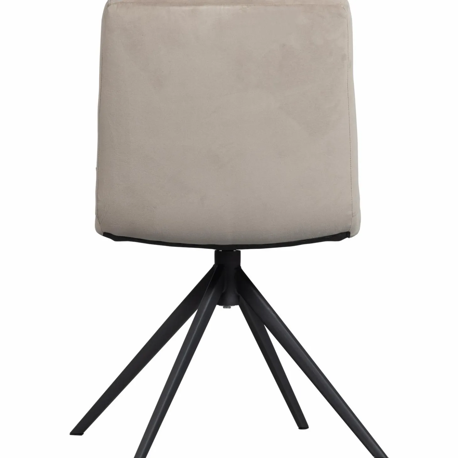 Draaibare Eetkamerstoel Vinny Velvet - Zand - Loft24.nl