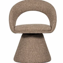 Draaibare Eetkamerstoel Winter Geweven stof - Naturel - Loft24.nl