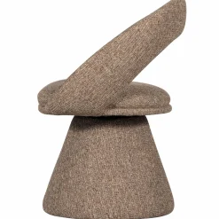 Draaibare Eetkamerstoel Winter Geweven stof - Naturel - Loft24.nl