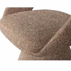 Draaibare Eetkamerstoel Winter Geweven stof - Naturel - Loft24.nl