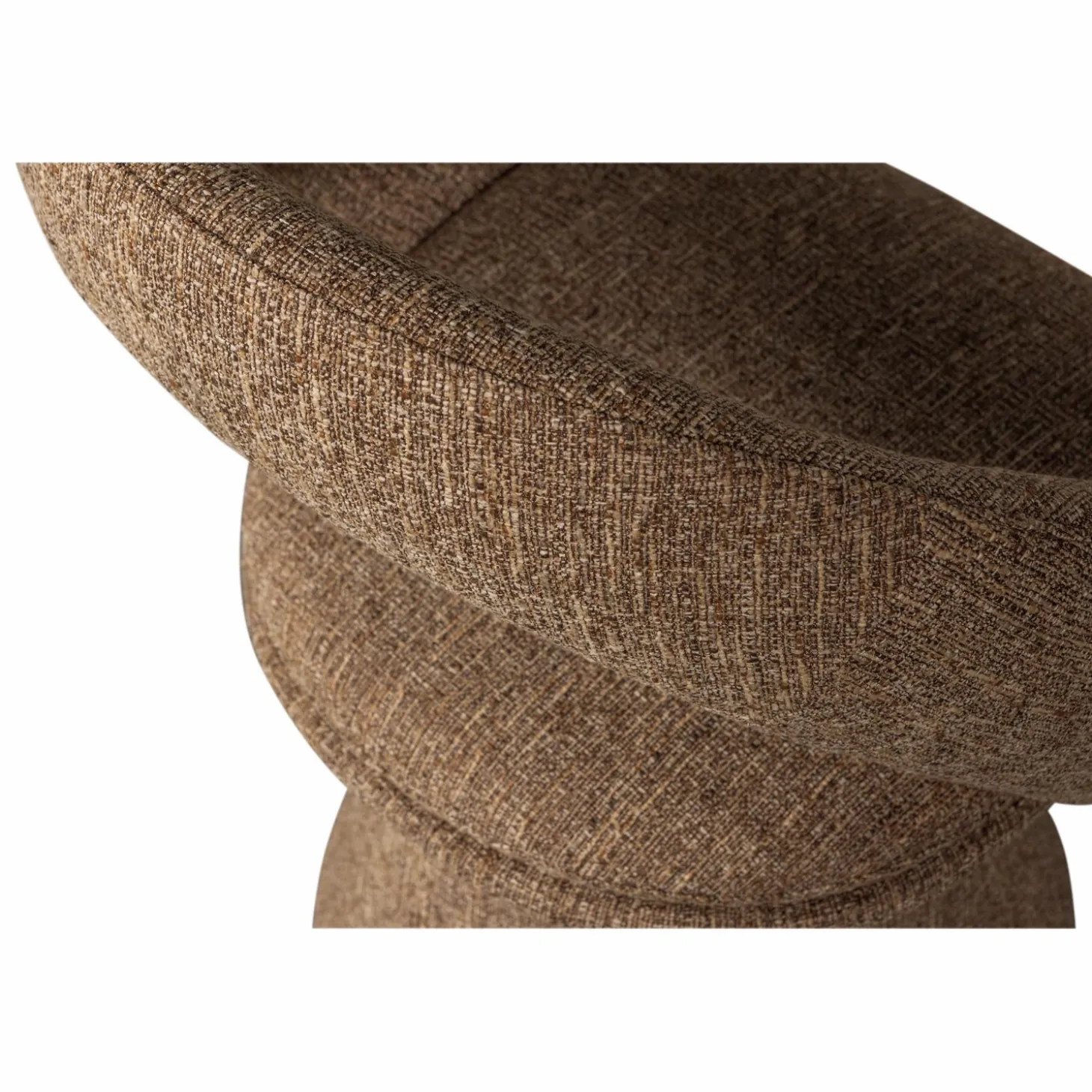 Draaibare Eetkamerstoel Winter Geweven stof - Zand - Loft24.nl