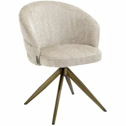 Draaibare Eetkamerstoel Zendaya Chenille - Loft24.nl