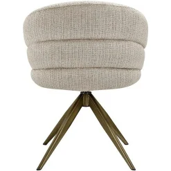 Draaibare Eetkamerstoel Zendaya Chenille - Loft24.nl