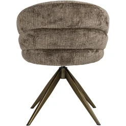 Draaibare Eetkamerstoel Zendaya Chenille - Loft24.nl