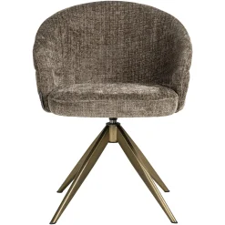 Draaibare Eetkamerstoel Zendaya Chenille - Loft24.nl