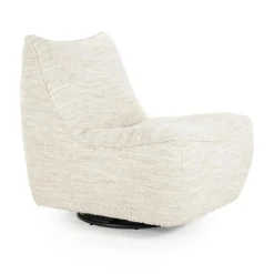 Draaibare Fauteuil Loys - Beige - Loft24.nl