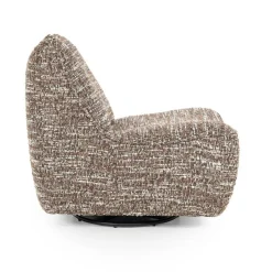 Draaibare Fauteuil Loys - Bruin - Loft24.nl