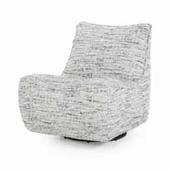 Draaibare Fauteuil Loys - Grijs - Loft24.nl