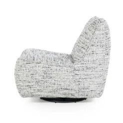 Draaibare Fauteuil Loys - Grijs - Loft24.nl