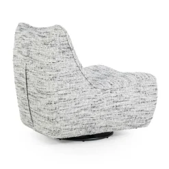 Draaibare Fauteuil Loys - Grijs - Loft24.nl