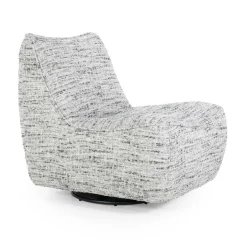 Draaibare Fauteuil Loys - Grijs - Loft24.nl