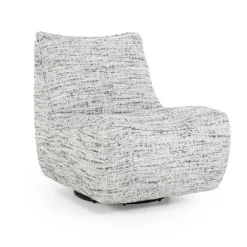 Draaibare Fauteuil Loys - Grijs - Loft24.nl