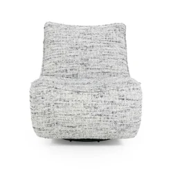 Draaibare Fauteuil Loys - Grijs - Loft24.nl