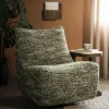 Draaibare Fauteuil Loys - Groen - Loft24.nl
