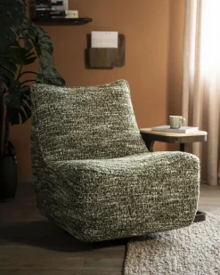 Draaibare Fauteuil Loys - Groen - Loft24.nl