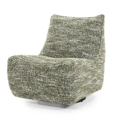 Draaibare Fauteuil Loys - Groen - Loft24.nl