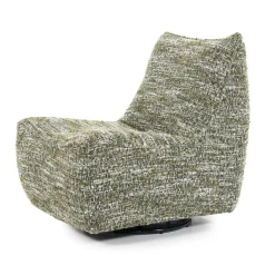 Draaibare Fauteuil Loys - Groen - Loft24.nl