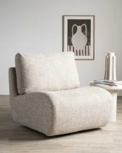 Draaibare Fauteuil Lucia - Beige - Loft24.nl