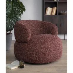Draaibare Fauteuil Maeve - Rood - Loft24.nl