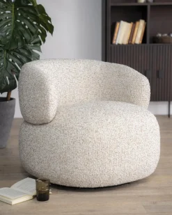 Draaibare Fauteuil Maeve - Beige - Loft24.nl