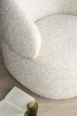Draaibare Fauteuil Maeve - Beige - Loft24.nl