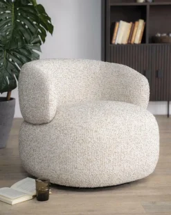 Draaibare Fauteuil Maeve - Beige - Loft24.nl